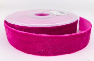 Picture of Velvet Ribbon 25mm x 9m Magenta
